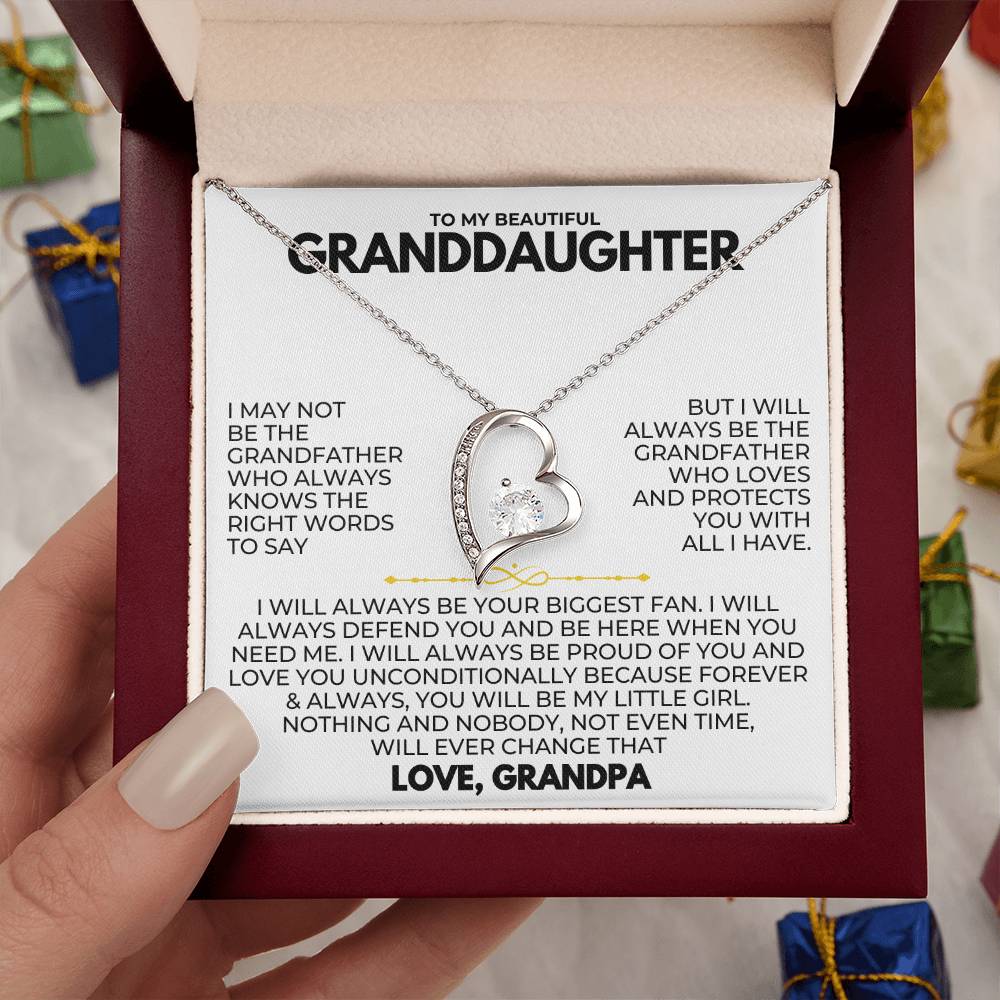 TO MY GRANDDAUGHTER - LOVE GRANDPA - BEAUTIFUL GIFT SET - SKGD6
