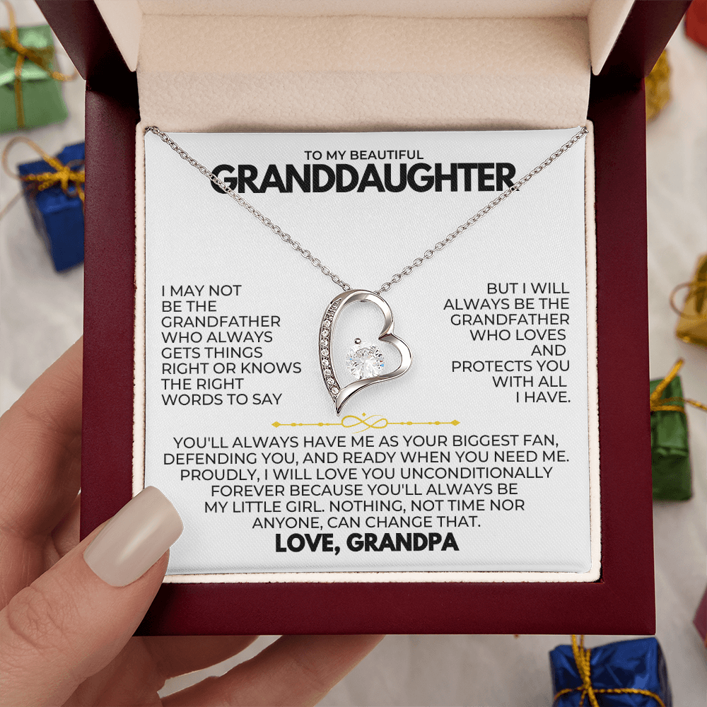TO MY GRANDDAUGHTER - LOVE GRANDPA - BEAUTIFUL GIFT SET - SKGD2
