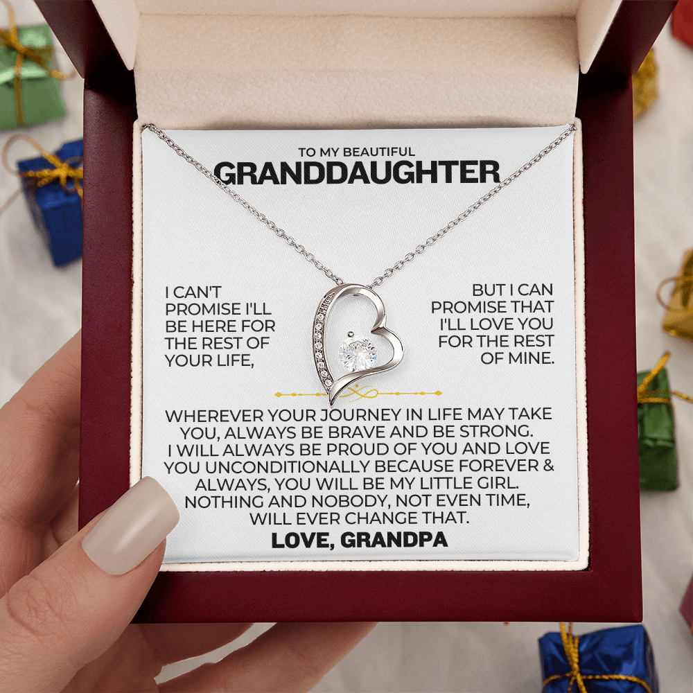TO MY GRANDDAUGHTER - LOVE GRANDPA - BEAUTIFUL GIFT SET - SKGD5