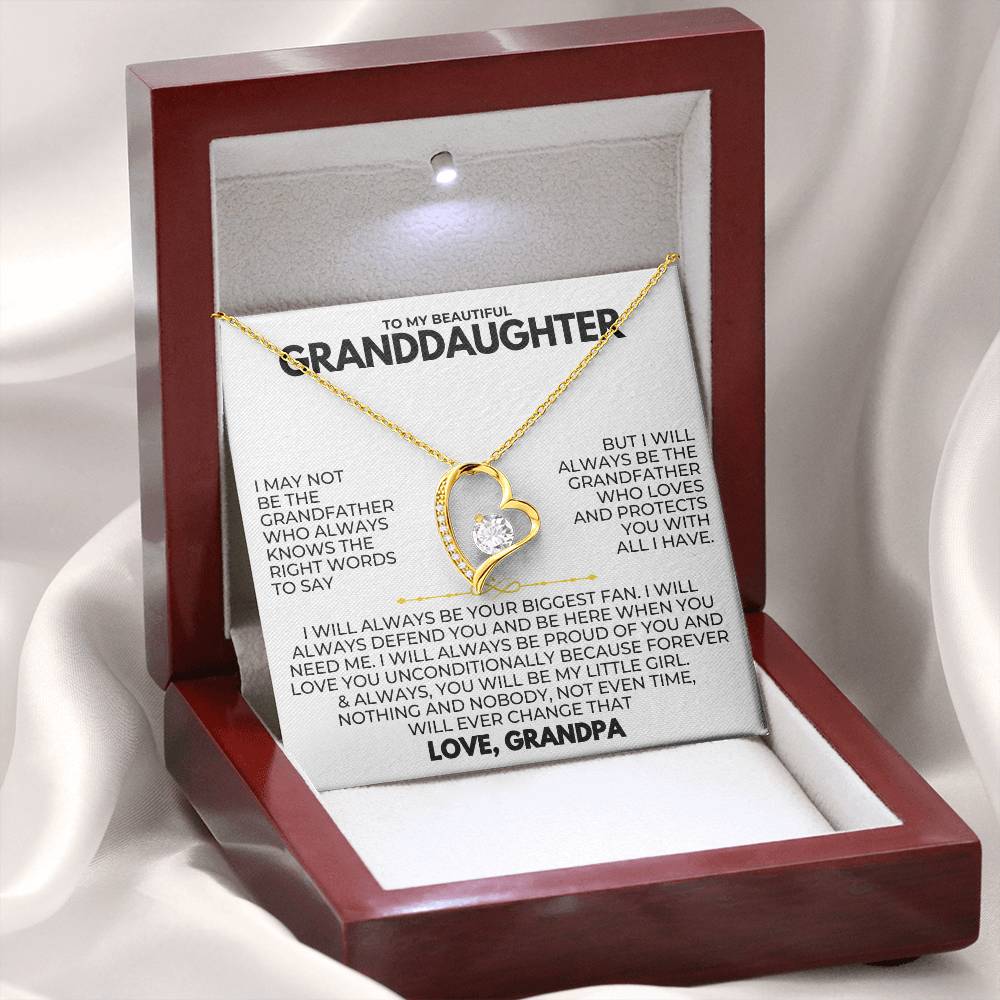 TO MY GRANDDAUGHTER - LOVE GRANDPA - BEAUTIFUL GIFT SET - SKGD6