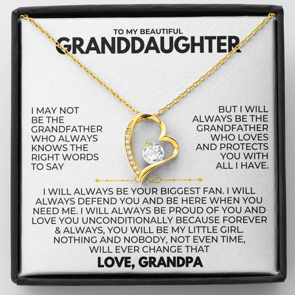 TO MY GRANDDAUGHTER - LOVE GRANDPA - BEAUTIFUL GIFT SET - SKGD6