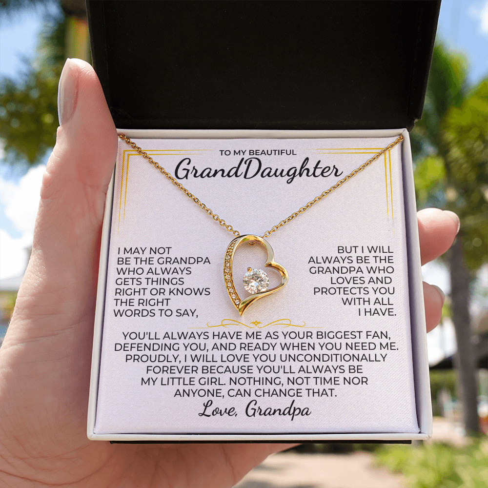 TO MY GRANDDAUGHTER - LOVE GRANDPA - BEAUTIFUL GIFT SET - SKGD1