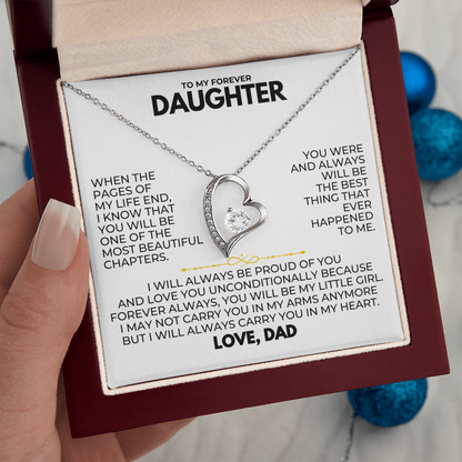 TO MY FOREVER DAUGHTER - LOVE DAD FOREVER GIFT SET - SKD9