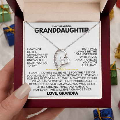 TO MY GRANDDAUGHTER - LOVE GRANDPA - BEAUTIFUL GIFT SET - SKGD7
