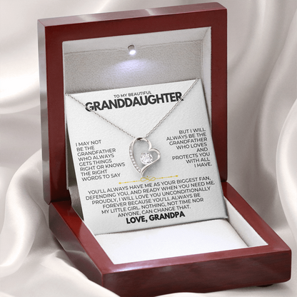 TO MY GRANDDAUGHTER - LOVE GRANDPA - BEAUTIFUL GIFT SET - SKGD2