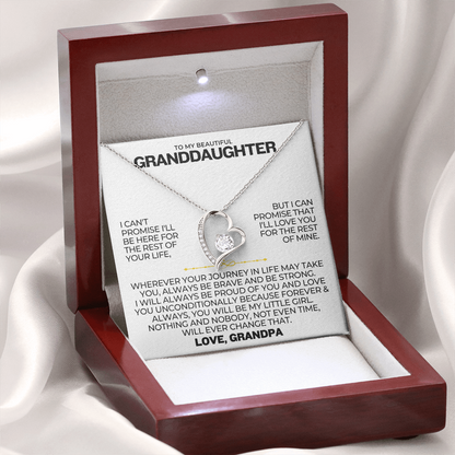 TO MY GRANDDAUGHTER - LOVE GRANDPA - BEAUTIFUL GIFT SET - SKGD5