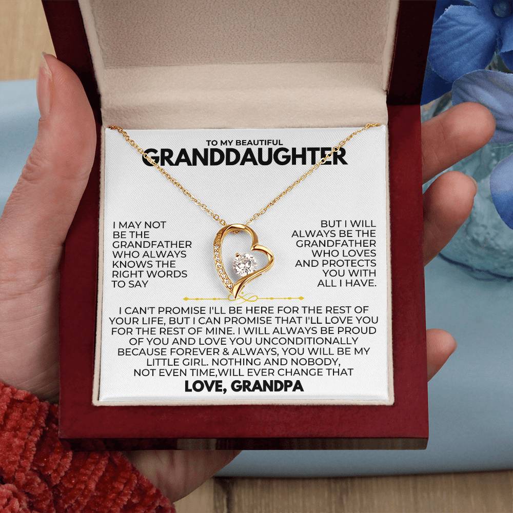 TO MY GRANDDAUGHTER - LOVE GRANDPA - BEAUTIFUL GIFT SET - SKGD7