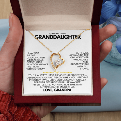 TO MY GRANDDAUGHTER - LOVE GRANDPA - BEAUTIFUL GIFT SET - SKGD2