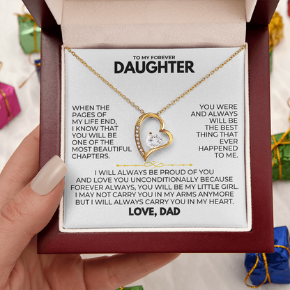 TO MY FOREVER DAUGHTER - LOVE DAD FOREVER GIFT SET - SKD9