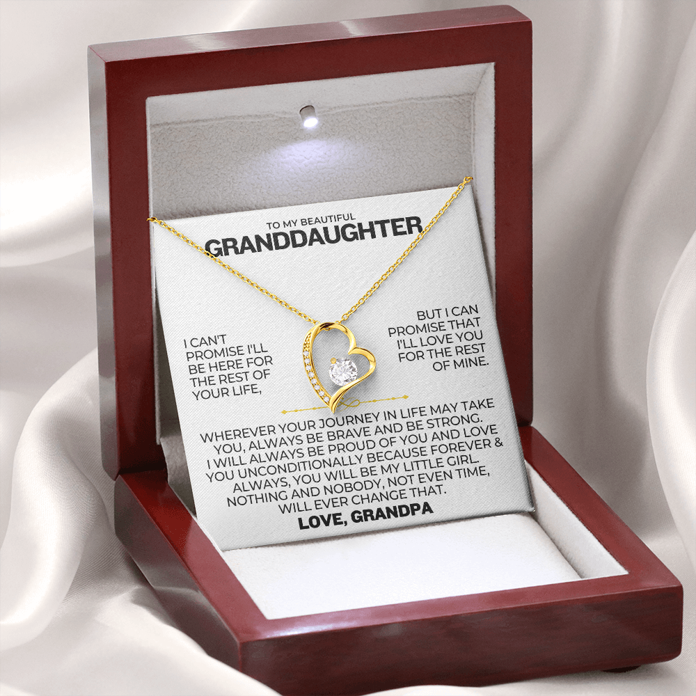 TO MY GRANDDAUGHTER - LOVE GRANDPA - BEAUTIFUL GIFT SET - SKGD5