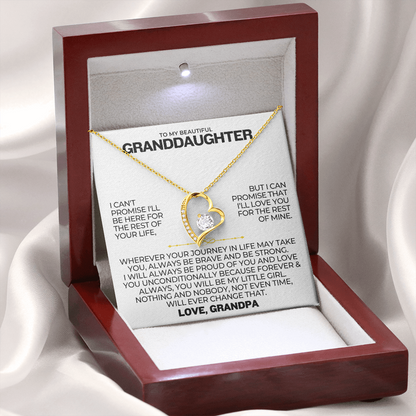 TO MY GRANDDAUGHTER - LOVE GRANDPA - BEAUTIFUL GIFT SET - SKGD5