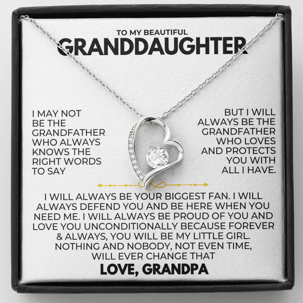 TO MY GRANDDAUGHTER - LOVE GRANDPA - BEAUTIFUL GIFT SET - SKGD6