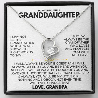 TO MY GRANDDAUGHTER - LOVE GRANDPA - BEAUTIFUL GIFT SET - SKGD6