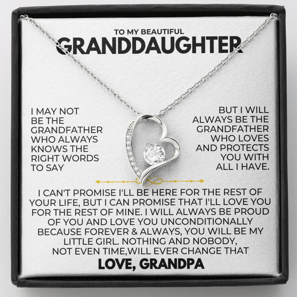 TO MY GRANDDAUGHTER - LOVE GRANDPA - BEAUTIFUL GIFT SET - SKGD7