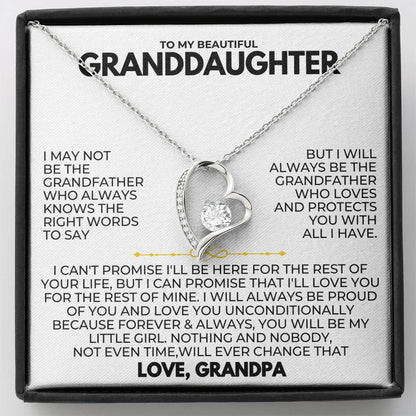 TO MY GRANDDAUGHTER - LOVE GRANDPA - BEAUTIFUL GIFT SET - SKGD7