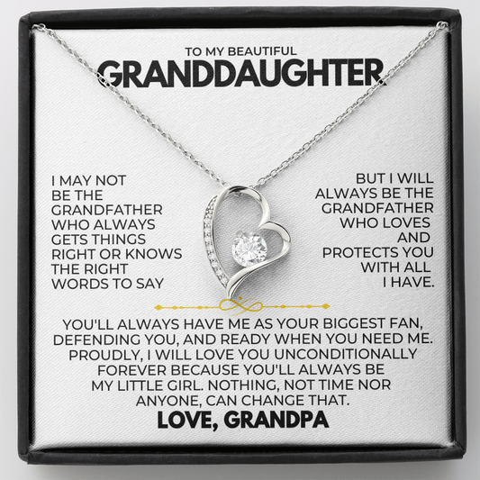 TO MY GRANDDAUGHTER - LOVE GRANDPA - BEAUTIFUL GIFT SET - SKGD2