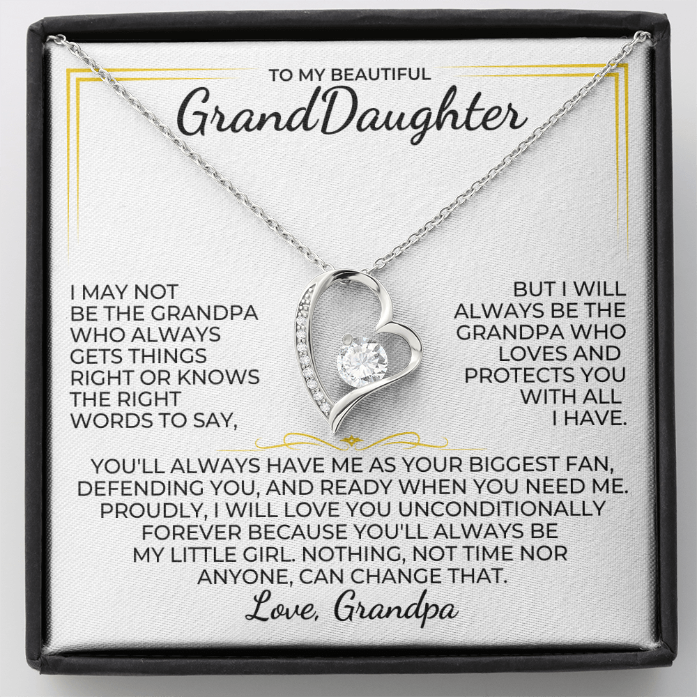 TO MY GRANDDAUGHTER - LOVE GRANDPA - BEAUTIFUL GIFT SET - SKGD1