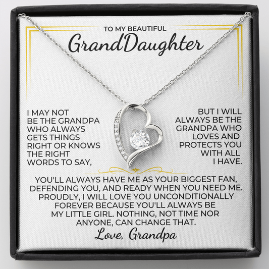 TO MY GRANDDAUGHTER - LOVE GRANDPA - BEAUTIFUL GIFT SET - SKGD1