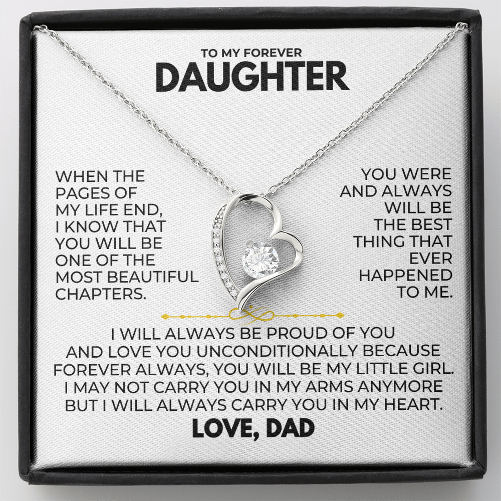 TO MY FOREVER DAUGHTER - LOVE DAD FOREVER GIFT SET - SKD9