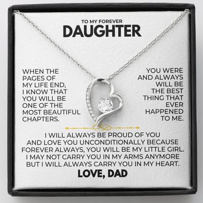 TO MY FOREVER DAUGHTER - LOVE DAD FOREVER GIFT SET - SKD9