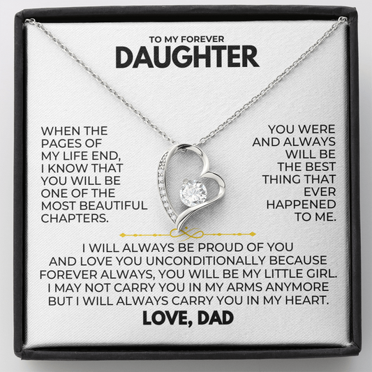 TO MY FOREVER DAUGHTER - LOVE DAD FOREVER GIFT SET - SKD9