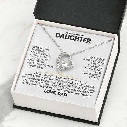 TO MY FOREVER DAUGHTER - LOVE DAD FOREVER GIFT SET - SKD9