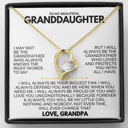 TO MY GRANDDAUGHTER - LOVE GRANDPA - BEAUTIFUL GIFT SET - SKGD6