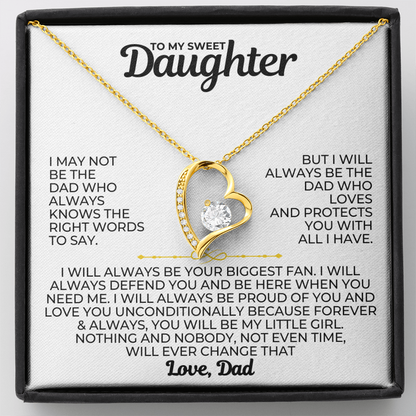 TO MY SWEET DAUGHTER - LOVE DAD FOREVER GIFT SET - SKD7