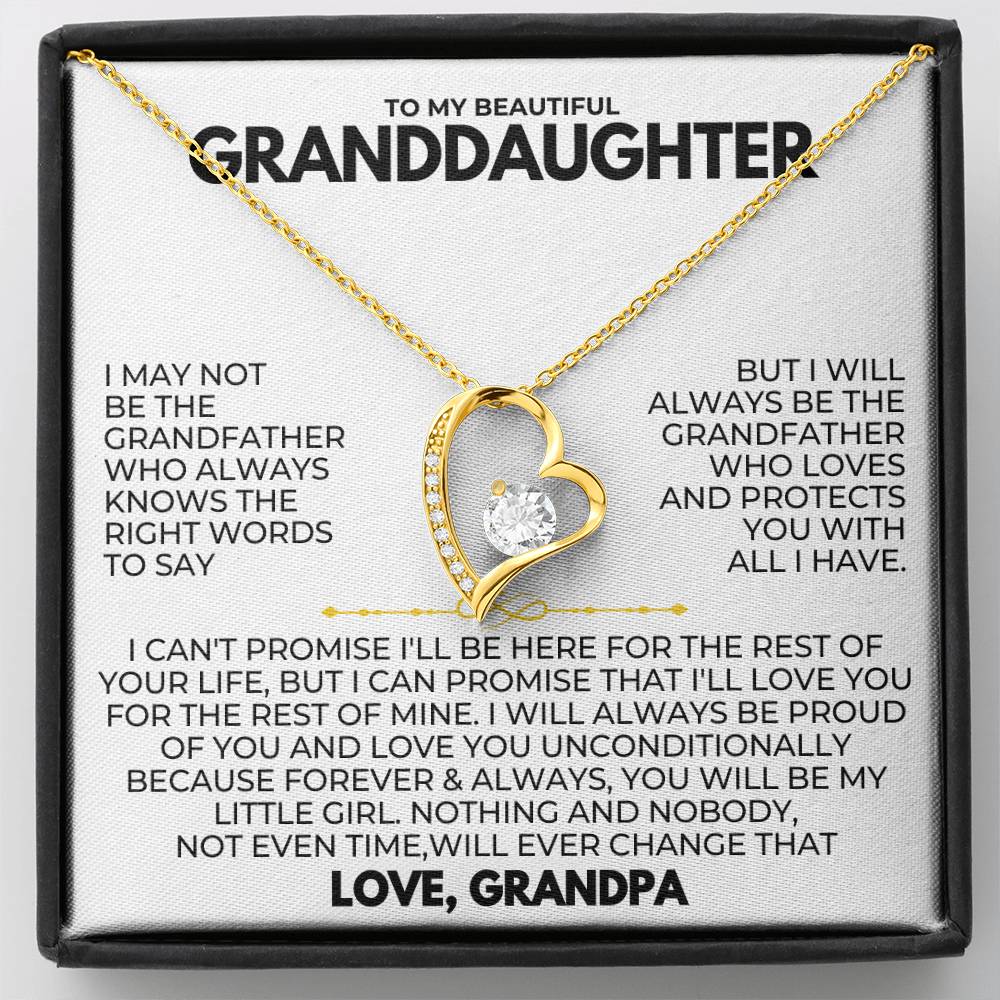 TO MY GRANDDAUGHTER - LOVE GRANDPA - BEAUTIFUL GIFT SET - SKGD7
