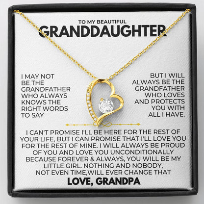 TO MY GRANDDAUGHTER - LOVE GRANDPA - BEAUTIFUL GIFT SET - SKGD7