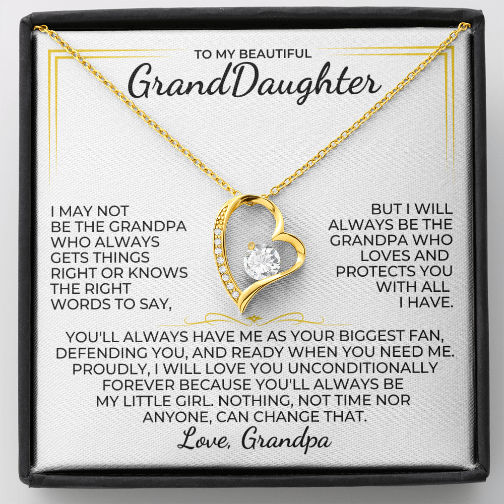 TO MY GRANDDAUGHTER - LOVE GRANDPA - BEAUTIFUL GIFT SET - SKGD1