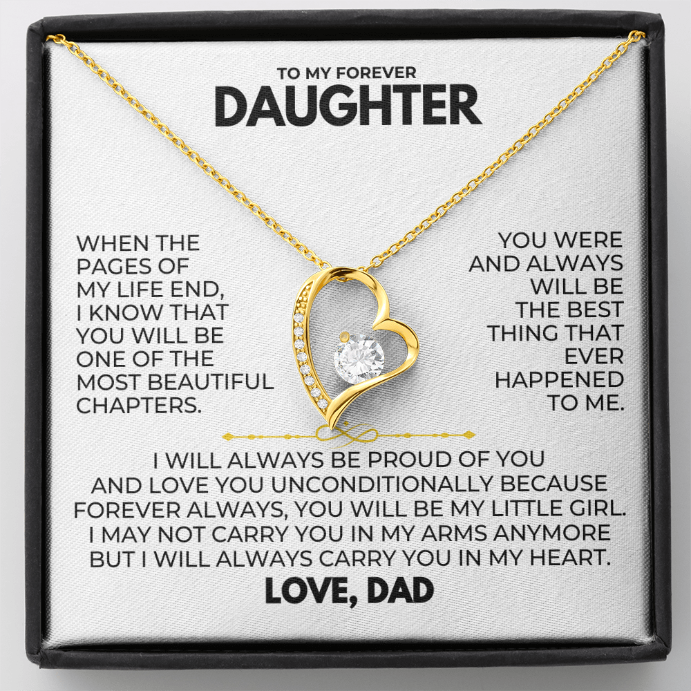 TO MY FOREVER DAUGHTER - LOVE DAD FOREVER GIFT SET - SKD9