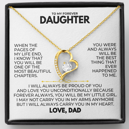TO MY FOREVER DAUGHTER - LOVE DAD FOREVER GIFT SET - SKD9