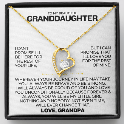 TO MY GRANDDAUGHTER - LOVE GRANDPA - BEAUTIFUL GIFT SET - SKGD5