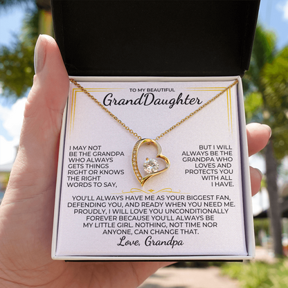 TO MY GRANDDAUGHTER - LOVE GRANDPA - BEAUTIFUL GIFT SET - SKGD1