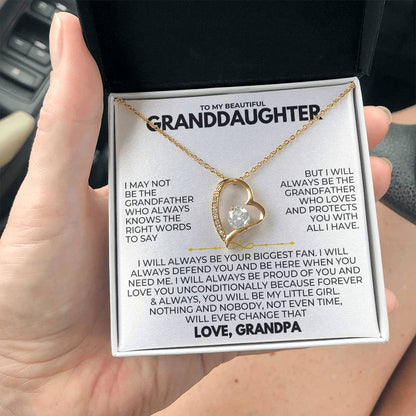 TO MY GRANDDAUGHTER - LOVE GRANDPA - BEAUTIFUL GIFT SET - SKGD6