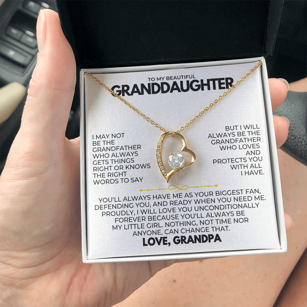 TO MY GRANDDAUGHTER - LOVE GRANDPA - BEAUTIFUL GIFT SET - SKGD2